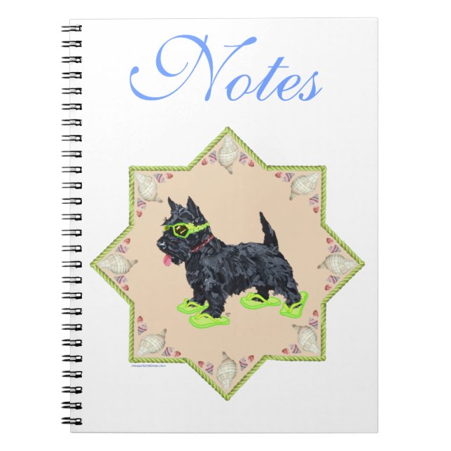 Green FlipFlops Notebook (Front)