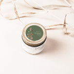 Green Floral Classic Round Sticker<br><div class="desc">Sage Green Floral Classic Round Sticker. This stylish & elegant wedding thank you envelop seal classic round sticker features gorgeous hand-painted watercolor wildflowers arranged as a lovely bouquet perfect for spring,  summer,  or fall weddings. Find matching items in the Sage Green Boho Wildflower Wedding Collection.</div>