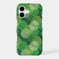 Green floral pattern