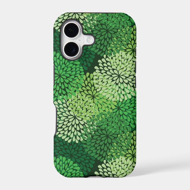 Green floral pattern (Back)