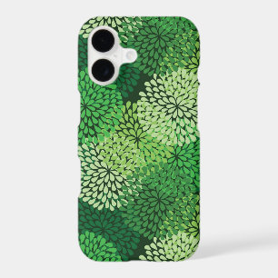 Green floral pattern
