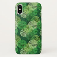 Green floral pattern