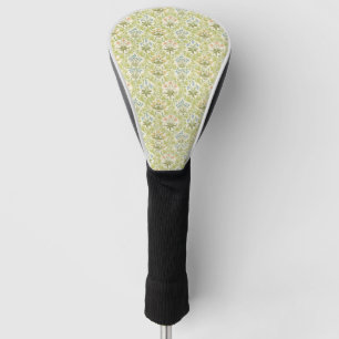 Green floral pattern girly women golf head cover