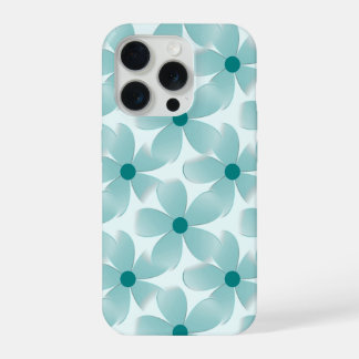 Green floral pattern. iPhone 15 pro case