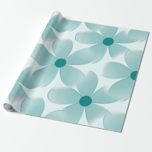 Green floral pattern. wrapping paper
