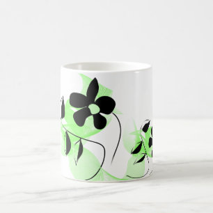  Green Flower Garden Coffee Mug