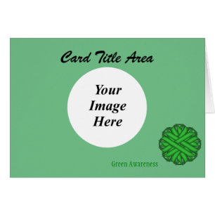 Green Flower Ribbon Template by Kenneth Yoncich