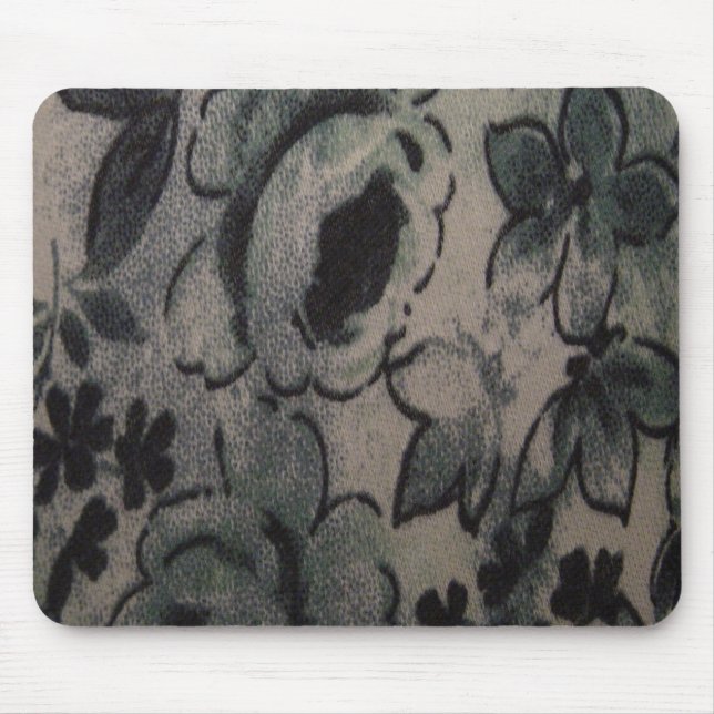 GREEN FLOWERS MOUSE MAT (Front)