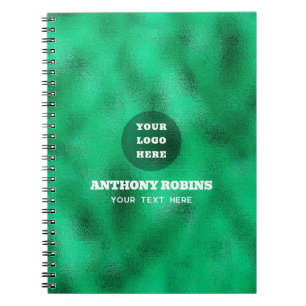 Green Foil Notebook