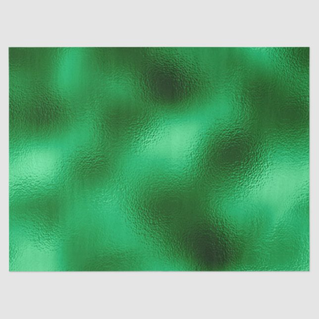 Green Foil Tissue Paper (Front)