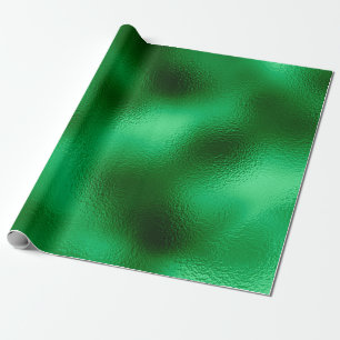 Green Foil Wrapping Paper