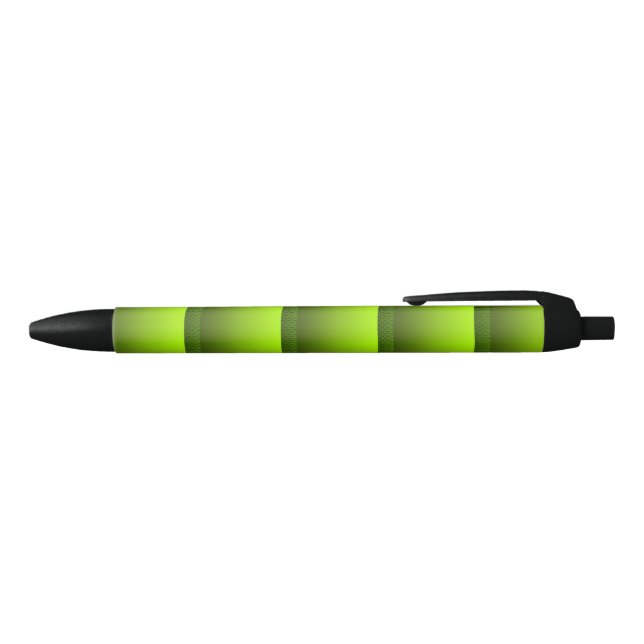 Green Foliage Black Ink Pen (Top)