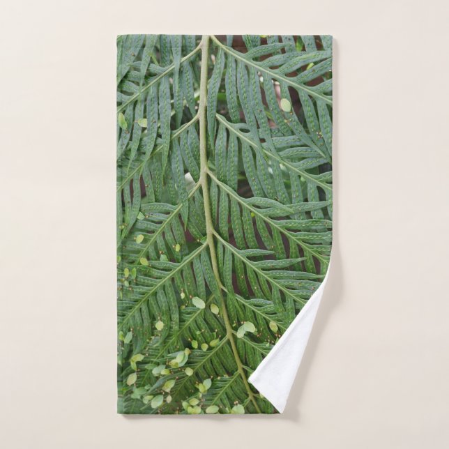 Green Foliage Hand Towel (Hand Towel)