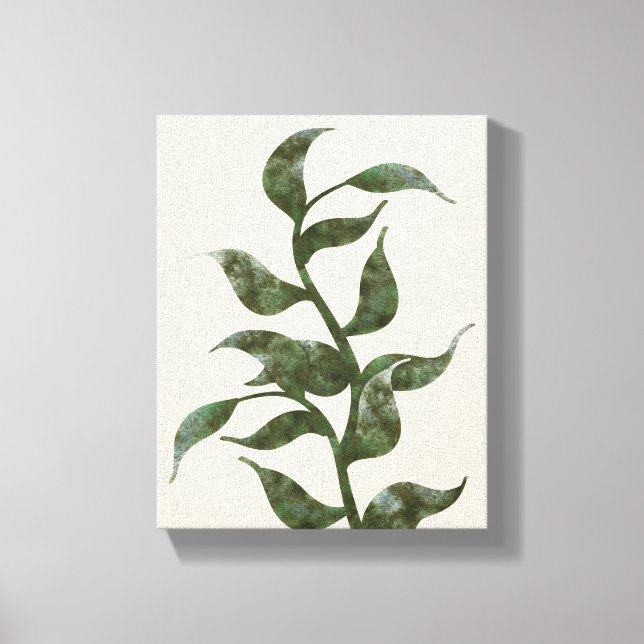 Green Foliage II | One of Four Canvas Print (Front)
