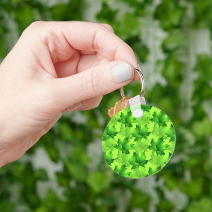 Green Foliage Keychain