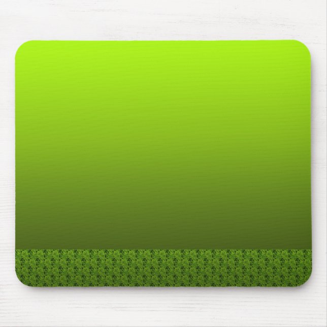 Green Foliage Mouse Mat (Front)