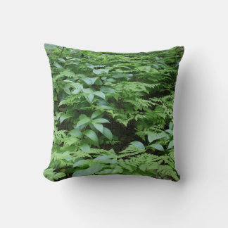 Green Foliage Pillow