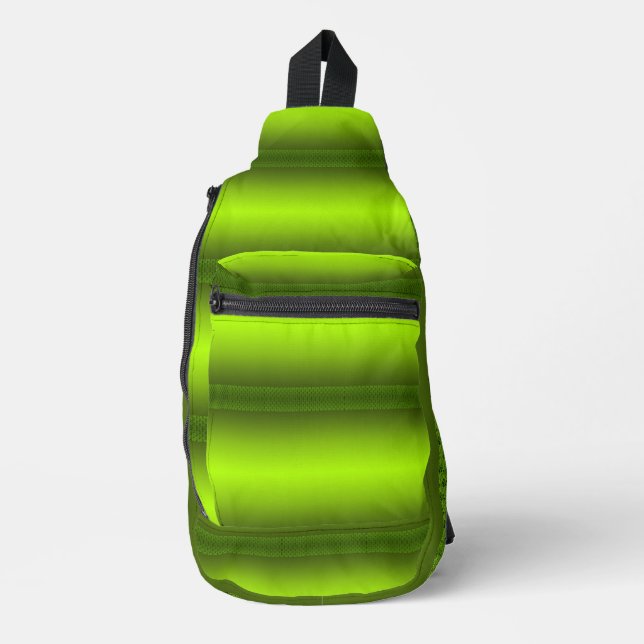 Green Foliage Sling Bag (Front)