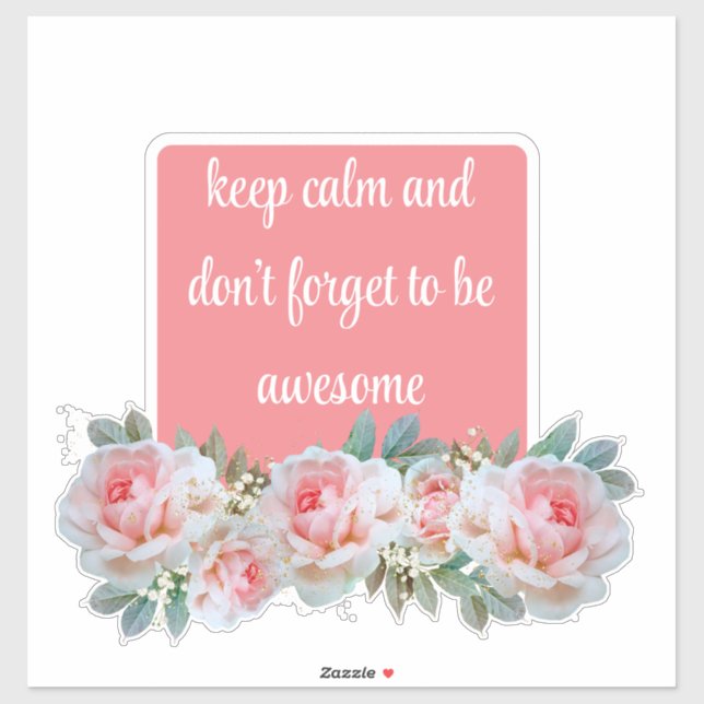 Green Foliage Watercolor Flowers (Sheet)