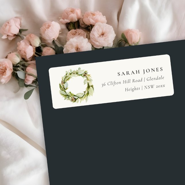 Green Foliage Winter Wreath Christmas Address (Creator Uploaded)