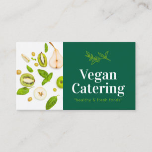 Green Food Healthy Nutrition Vegan Bakery Business Card