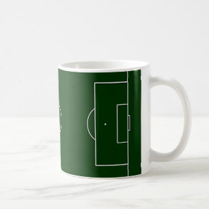 green football stadium coffee mug