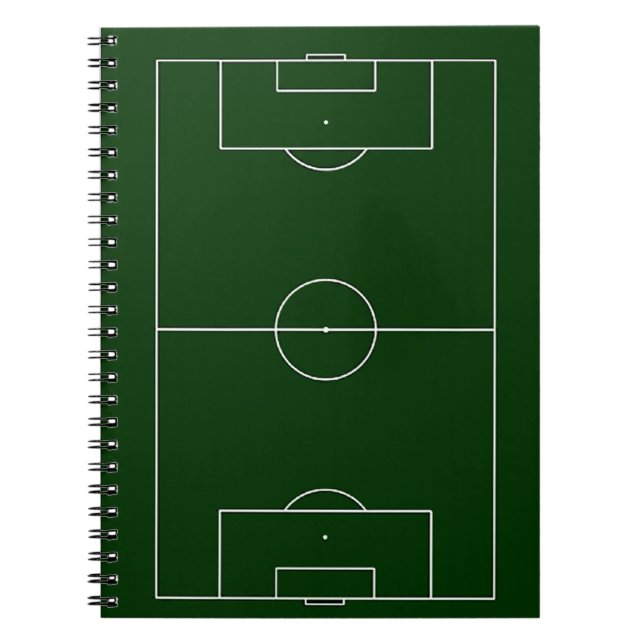 green football stadium notebook (Front)
