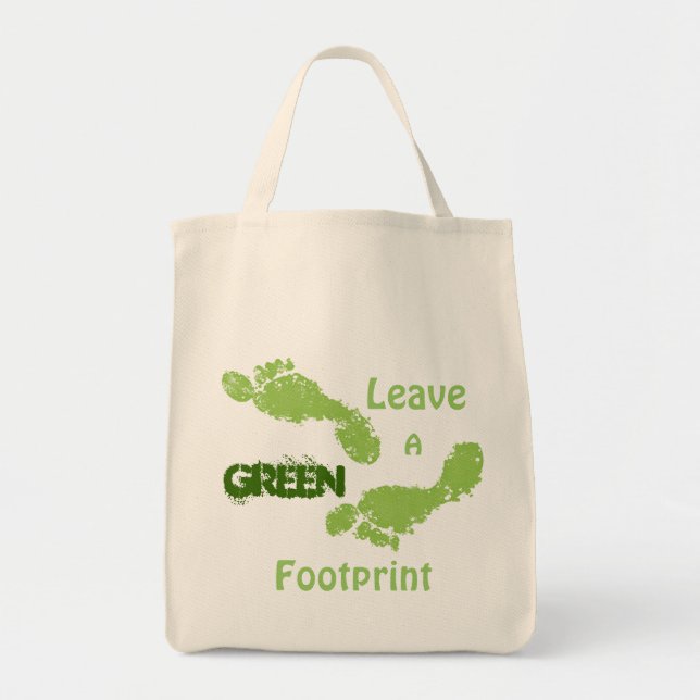 Green Footprints Bag (Front)