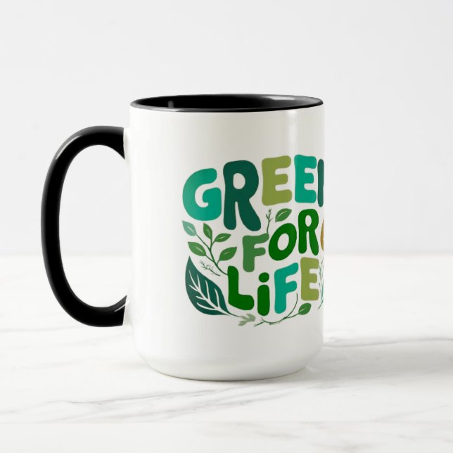 Green for Life Eco-Friendly Mug (Left)