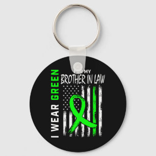 Green For My Brother In Law Kidney Disease Awarene Key Ring