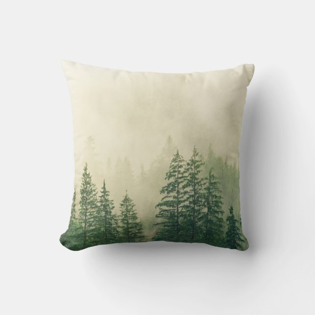Green Forest Cushion (Front)