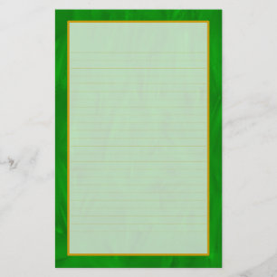 Green Forest Fine Lined Stationery
