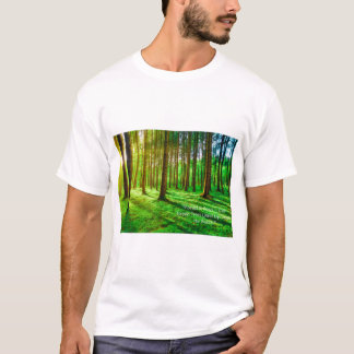 Green Forest Image - Lush Nature T-Shirt