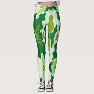 green Forest Leggings