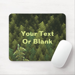 Green Forest Mouse Mat
