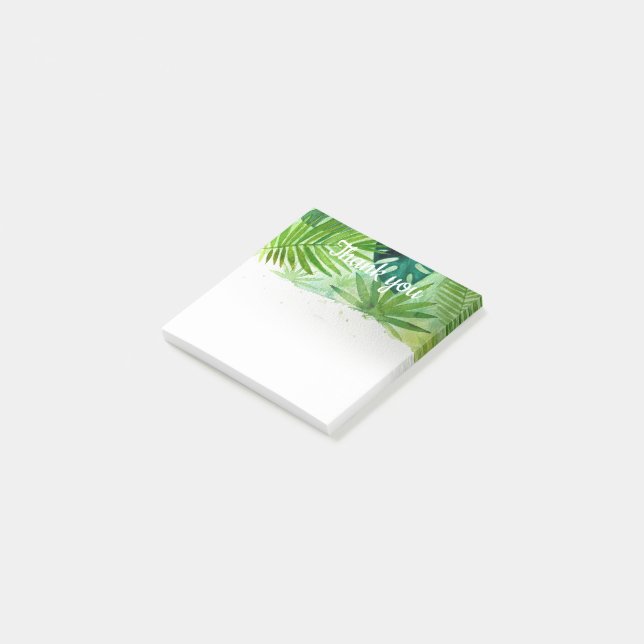 Green Forest Post-it Note  (Hooponopono series #3) (Angled)