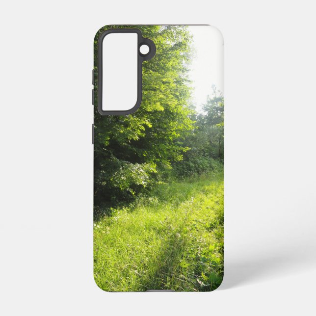 Green Forest  Samsung Galaxy S21 Case (Back)
