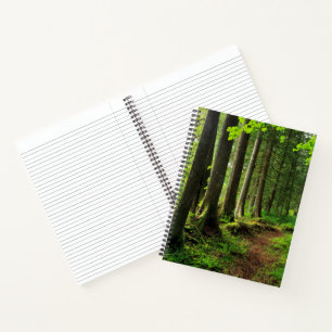Green Forest Trail Scenic Notebook