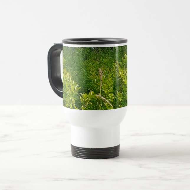 GREEN FOREST TRAVEL MUG (Front Left)