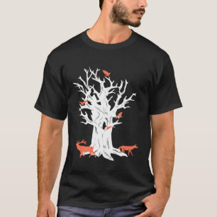 Green Forest Tree Nature Wildlife Animals Arborist T-Shirt
