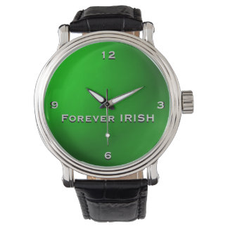 Green Forever IRISH Monogram Watch