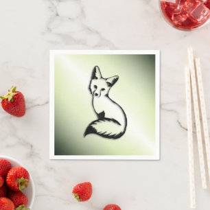Green Fox   Napkin