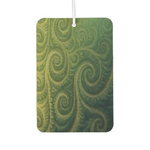 Green Fractal Air Freshener