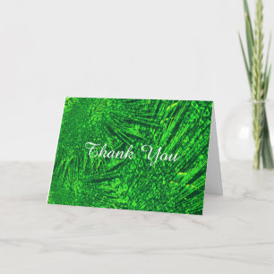 Green fractal.text. holiday card