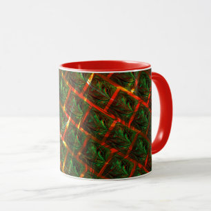 'Green framed eyes', scratches or red grid. Mug