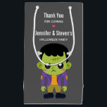 Green Frankenstein Monster Halloween Thank You Small Gift Bag<br><div class="desc">Halloween or birthday thank you gift bag with a fun Halloween image featuring a green Frankenstein monster.</div>