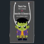 Green Frankenstein Monster Halloween Thank You Small Gift Bag<br><div class="desc">Halloween or birthday thank you gift bag with a fun Halloween image featuring a green Frankenstein monster.</div>
