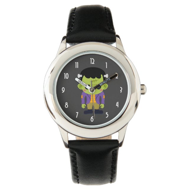 Green Frankenstein Monster Halloween Watch (Front)