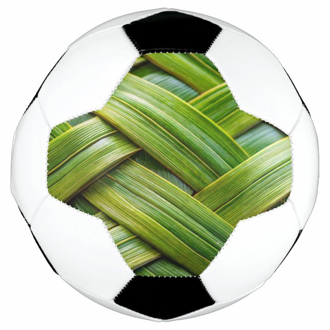 Green Fresh Bamboo Weave  Football (Front)