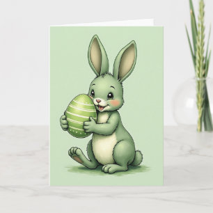 Green Friend Finds Egg Card